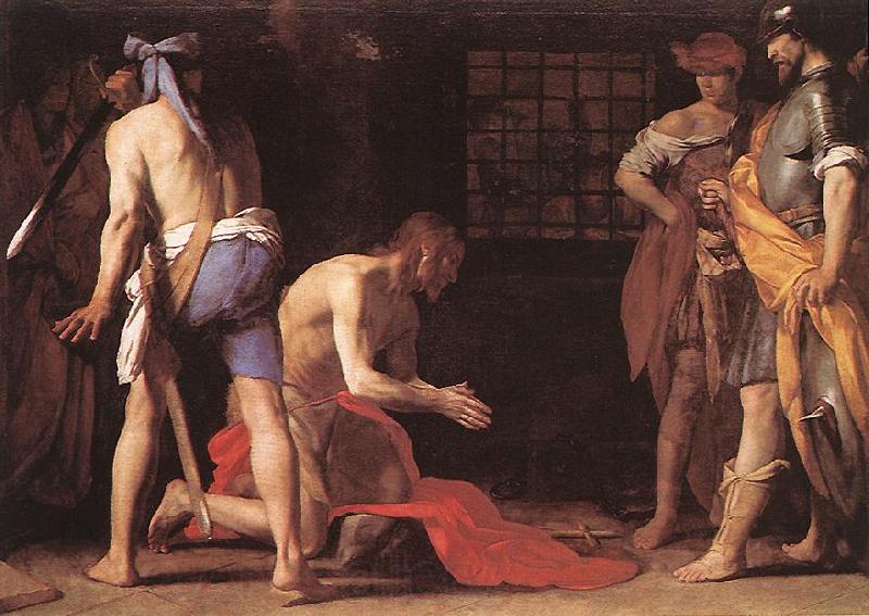 STANZIONE, Massimo Beheading of St John the Baptist awr France oil painting art